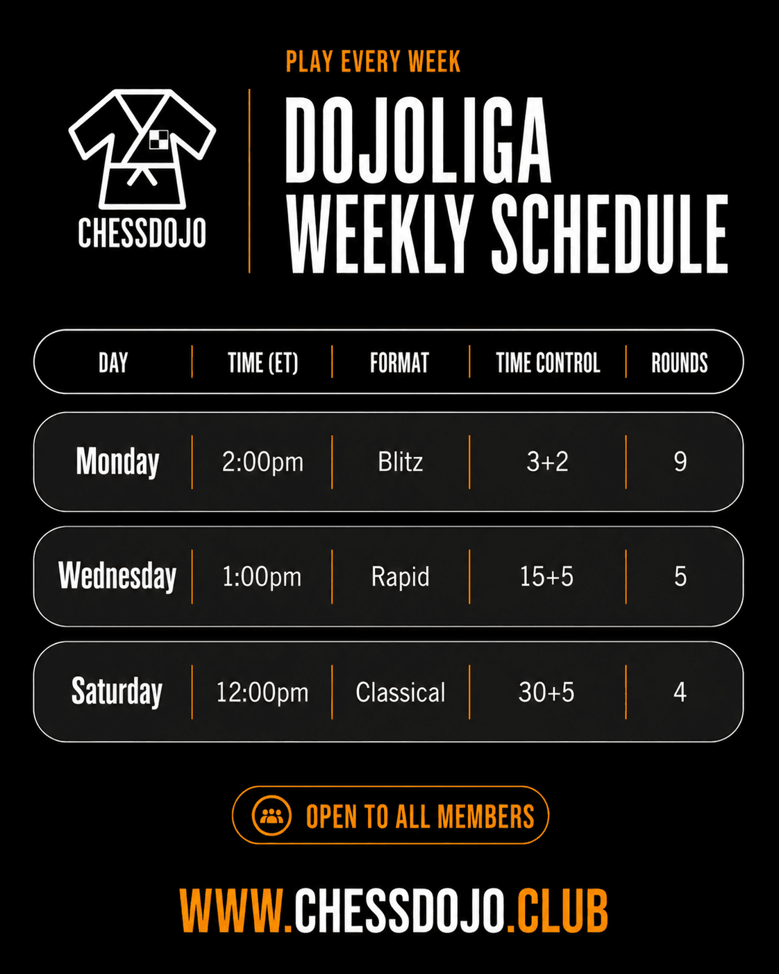 Schedule